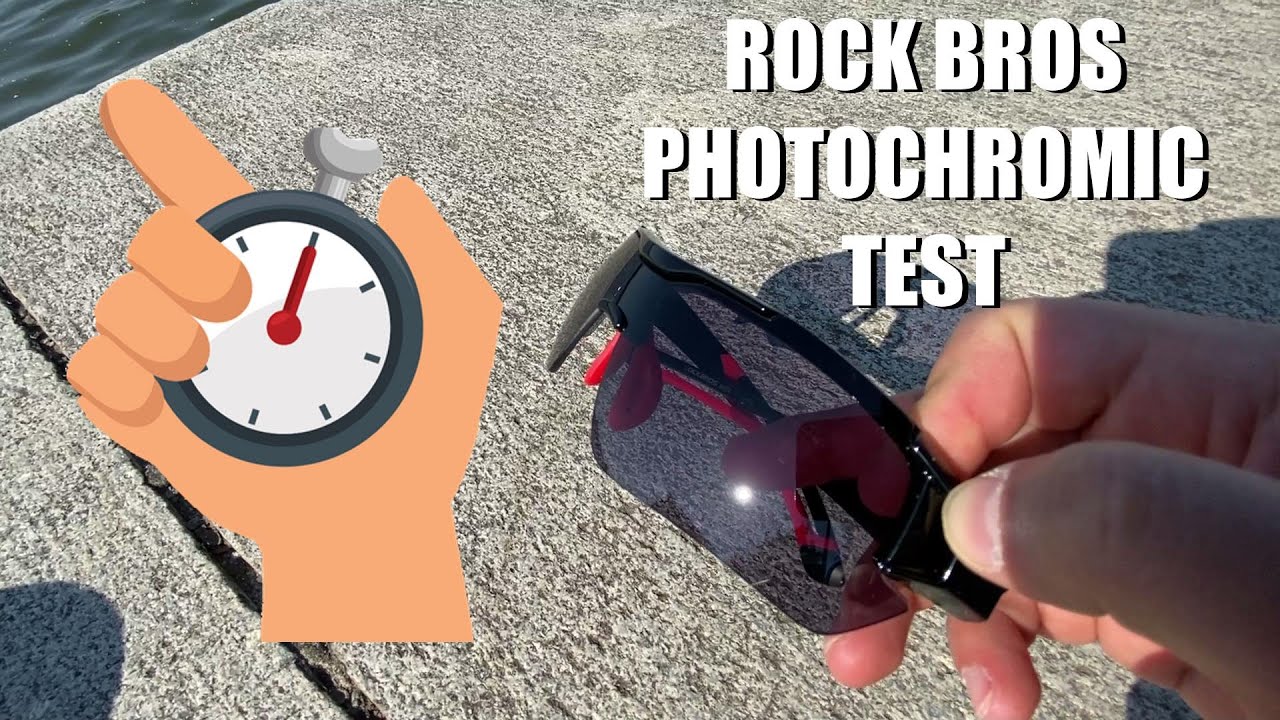 RockBros Photochromic Sunglasses test