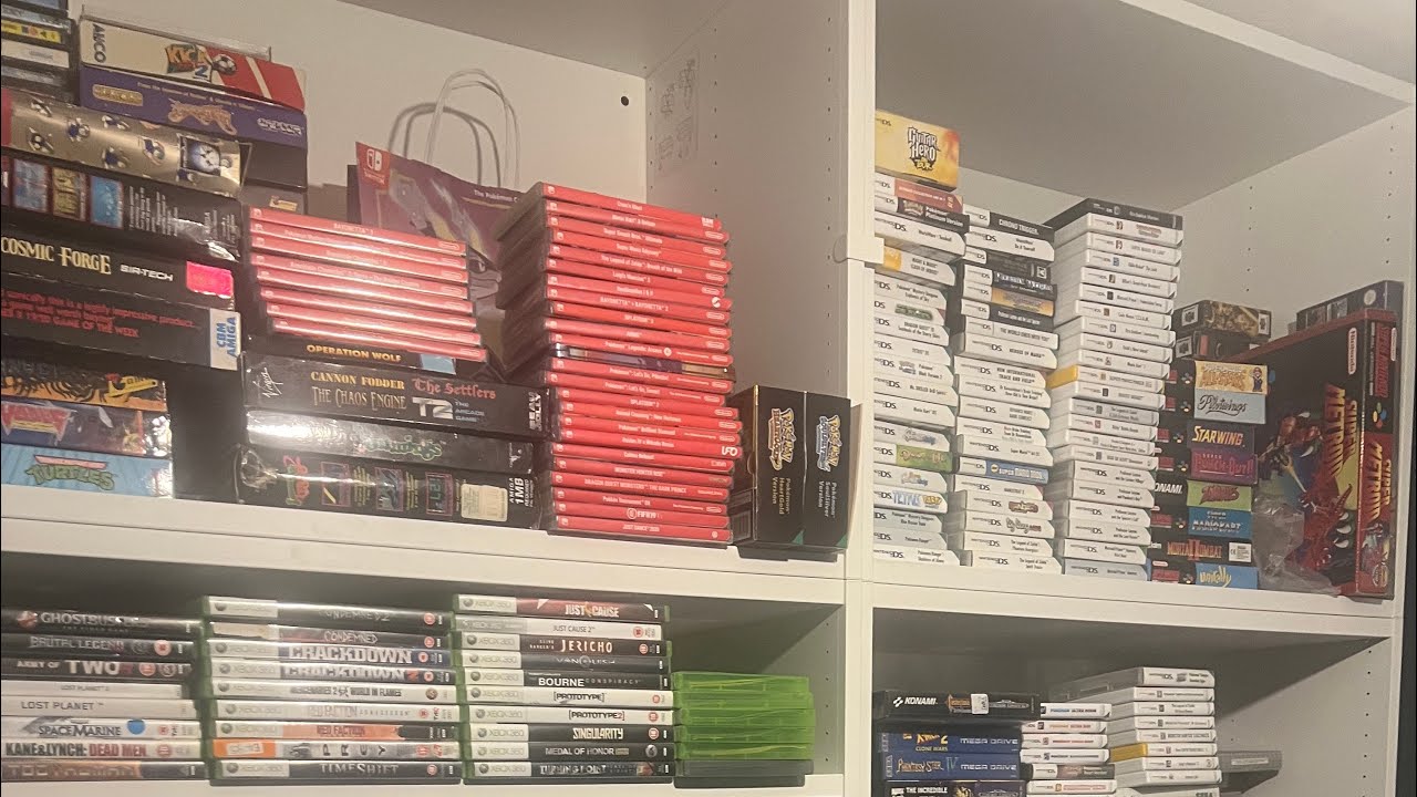 Game room tour 2025 40 years of gaming all systems retro and modern £40,000 + value. #gameroomtour