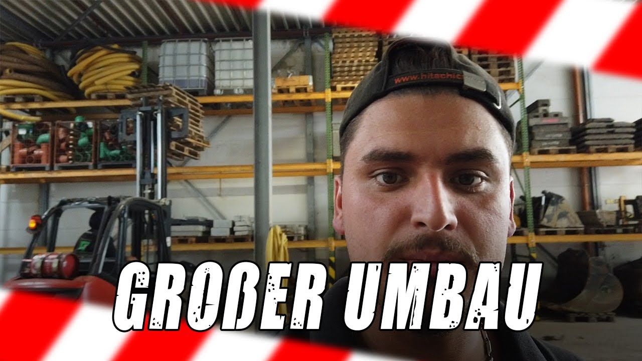 Unsere NEUE HALLE ! Inklusive einem Special-Raum | Der Macker mit dem Bagger
