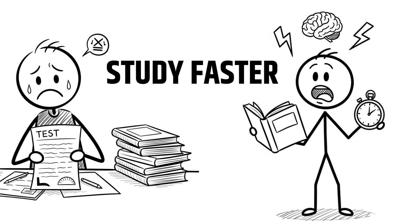 How to STUDY so FAST it feels like CHEATING