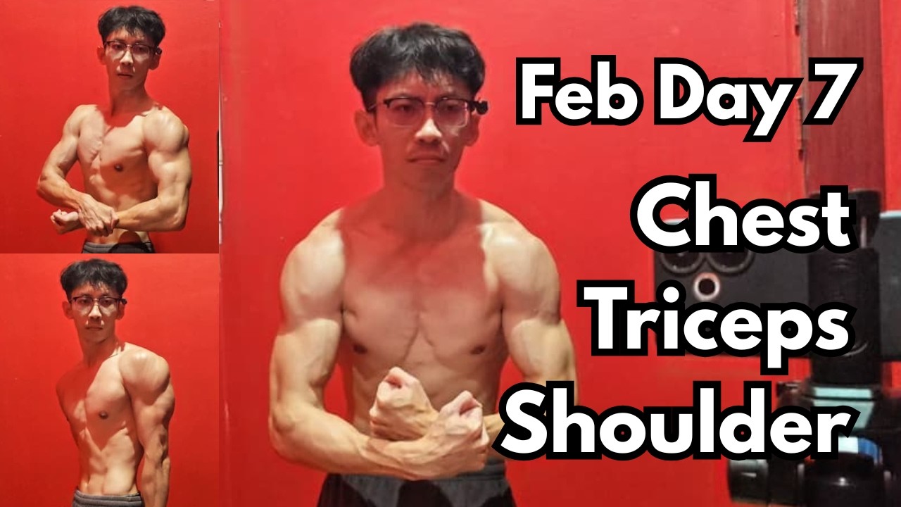 One Last Pump Before March... Chest & Triceps Focused | FEB DAY 7 Push Day
