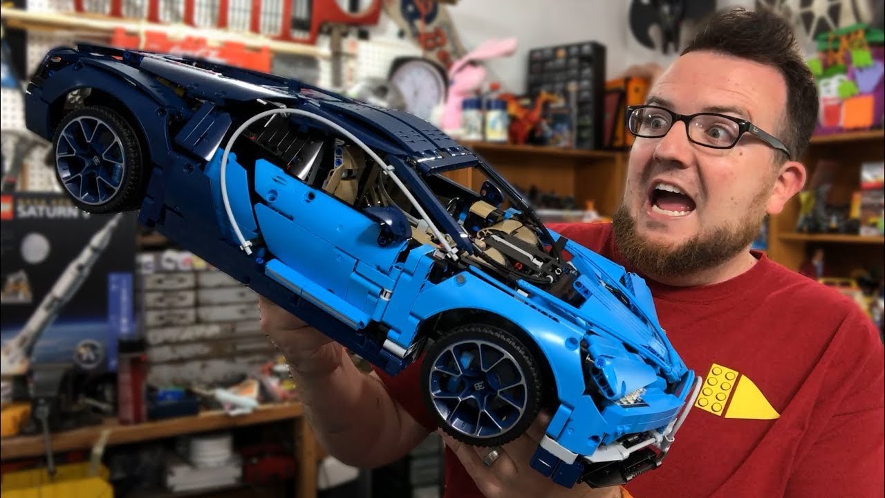 Обзор: LEGO Technic Bugatti Chiron Car набор 42083