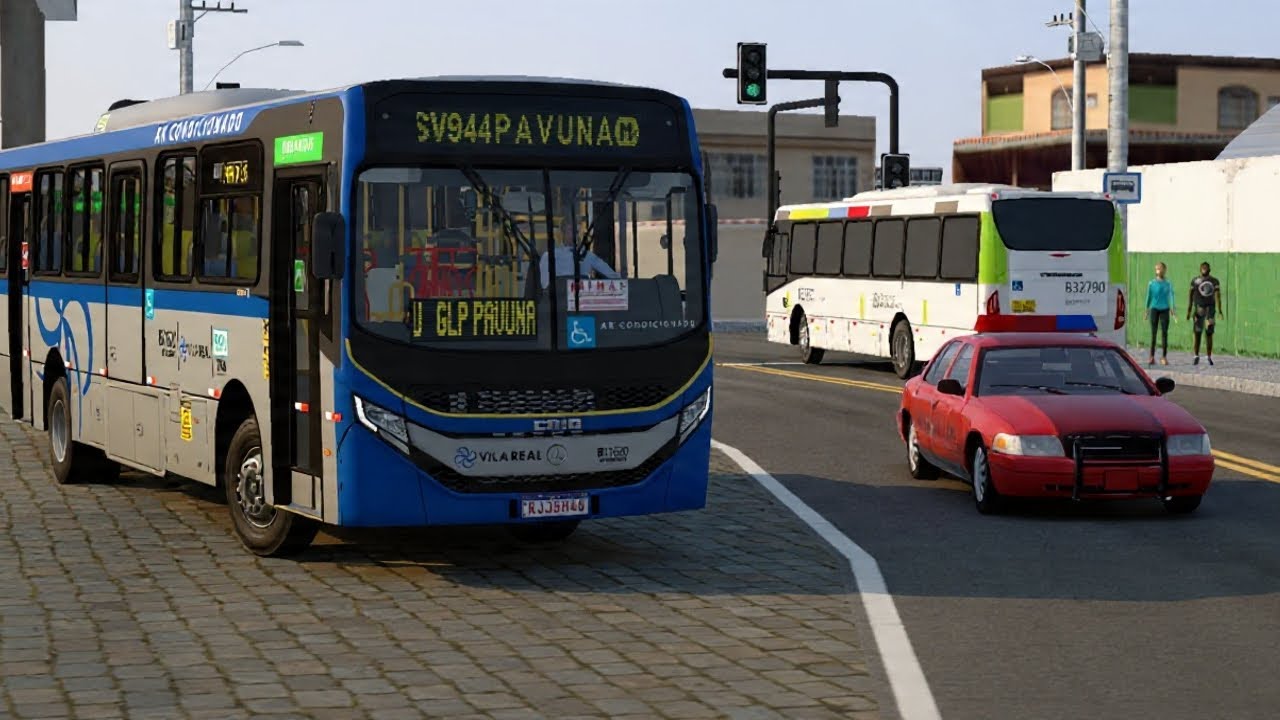 🔵 SAIU!!! LANÇAMENTO!! Caio Apache Vip5 mb of 1721 padrão Vila Real - Proton Bus Simulador 