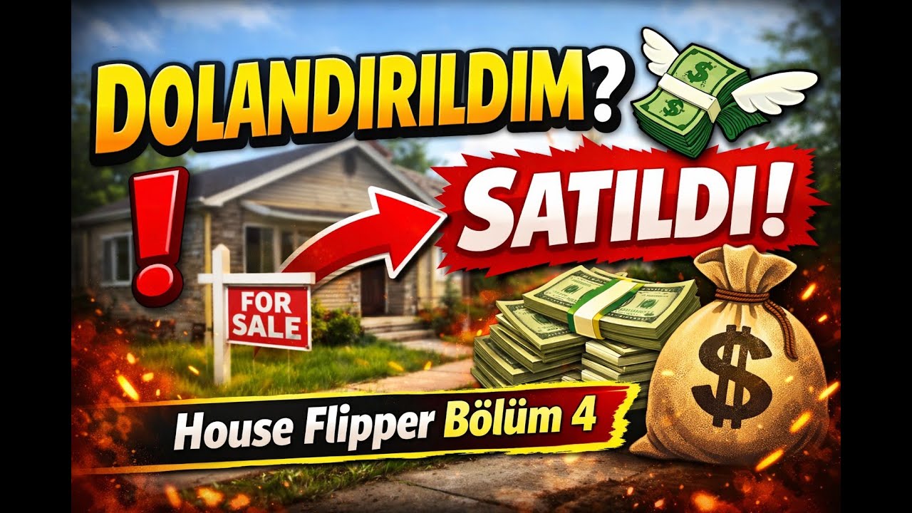 İlk Ev Satışı! 💸 Dolandırıldım mı? | House Flipper Bölüm 4
