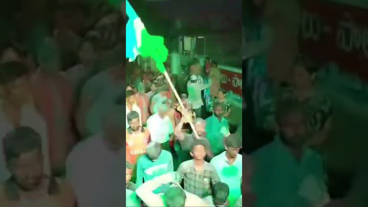 bandi vari bajaru YASRCP YUOTH 💙🤍💚