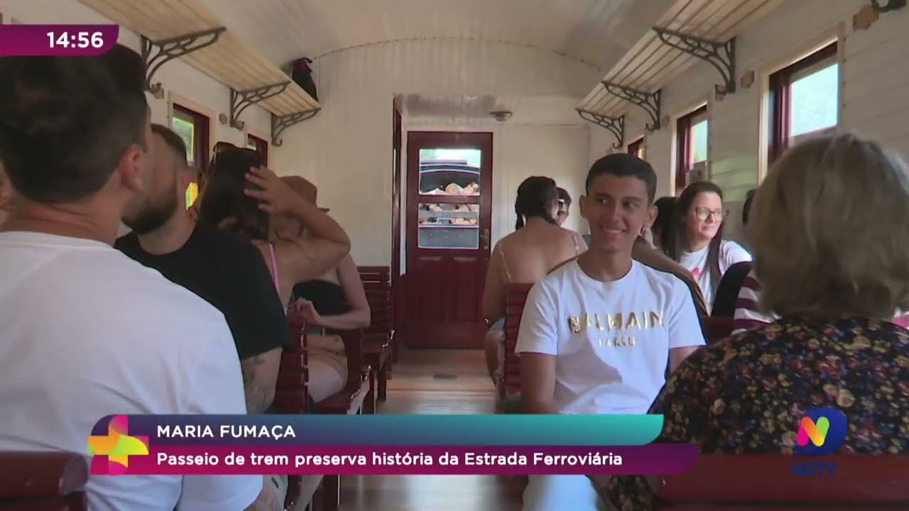 Maria Fumaça: passeio de trem preserva história da Estrada Ferroviária