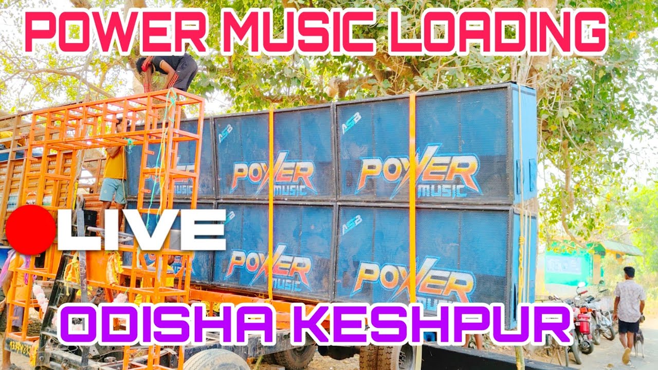 Power Music 3500W Speaker Loading Bhadrak Keshpur