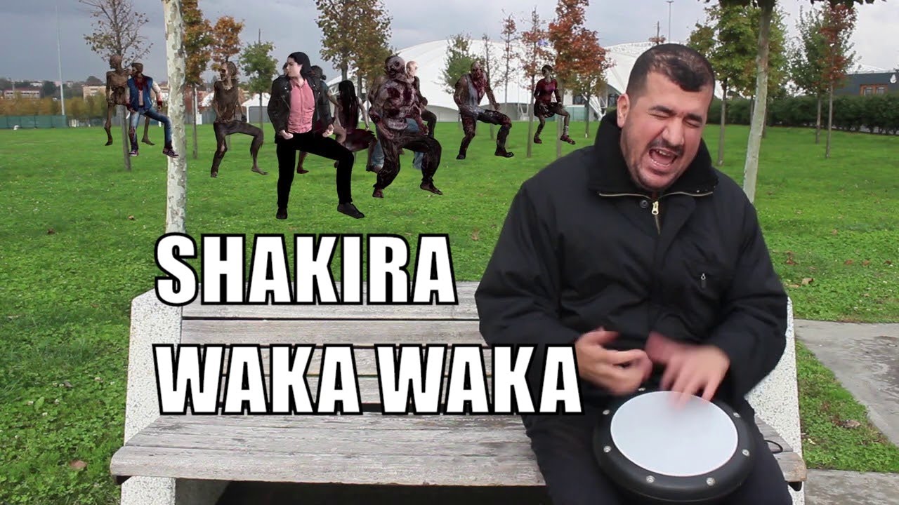 Shakira - Waka Waka With Michael Jackson Thriller Zombie Dance [Bilal Göregen]