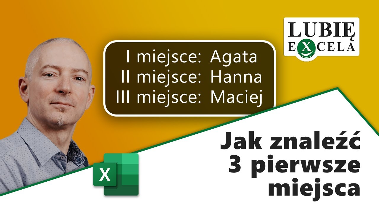 Jak znaleźć 3 największe wartości w Excelu