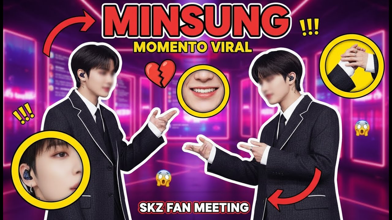 Minsung no SKZ Fan Meeting: Olhares que viraram febre 💫 #ship