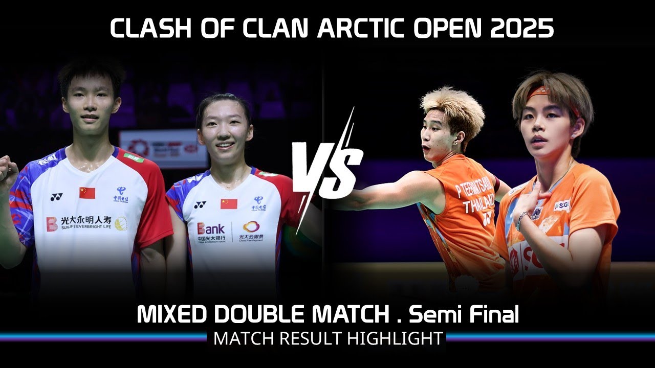 JIANG Zhen Bang WEI Ya Xin vs TEERARATSAKUL TAERATTANACHAI | Arctic Open 2025 Badminton