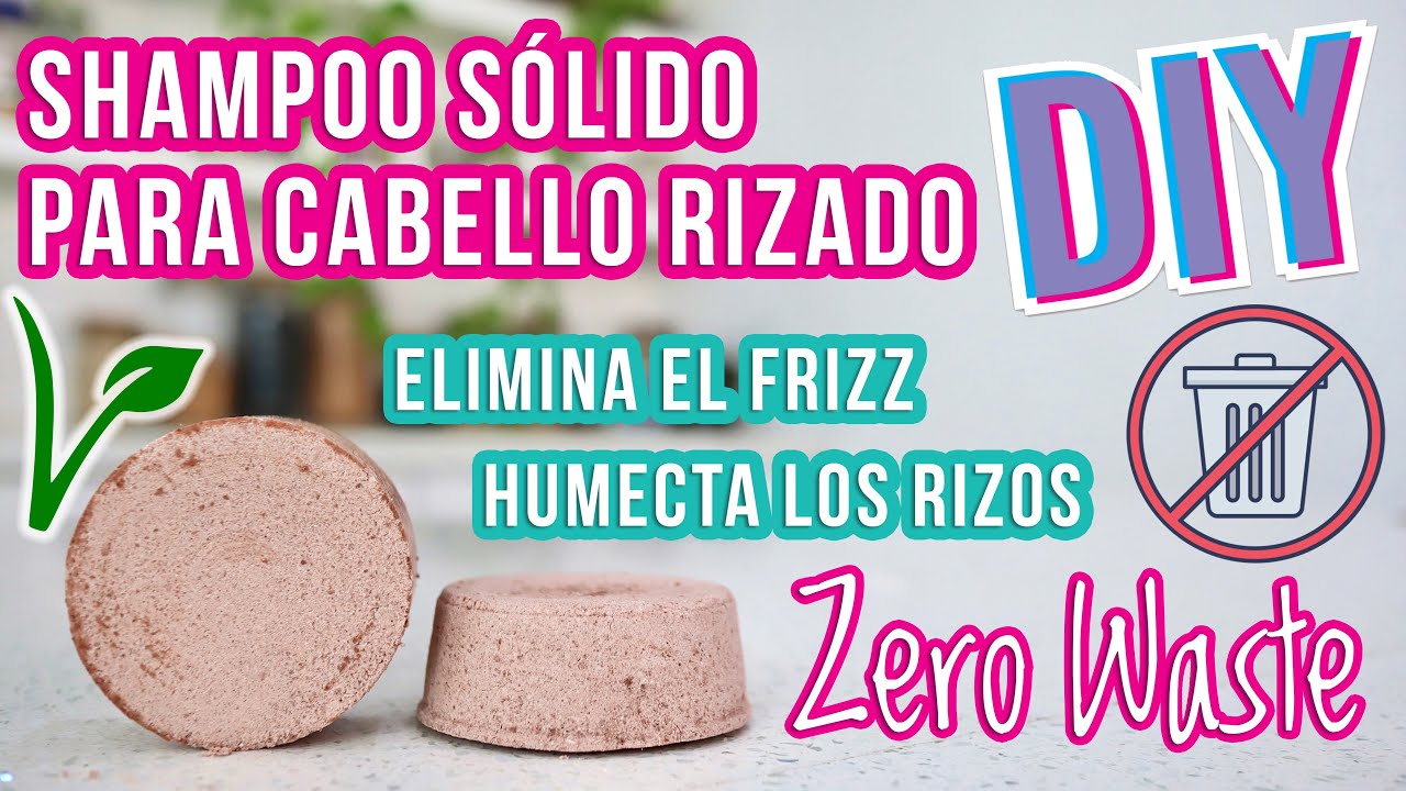 SHAMPOO SÓLIDO PARA CABELLO RIZADO - DIY CERO BASURA - Mixi @By Visan
