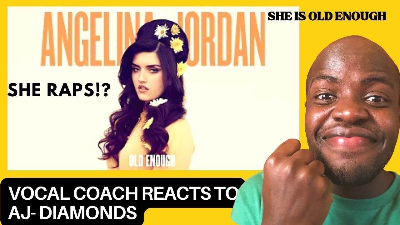 AJ IS RAPPING LIKE EMINEM, Vocal Coach reacts to @AngelinaJordanOfficial- DIAMOND- SHE IS OLD ENOUGH