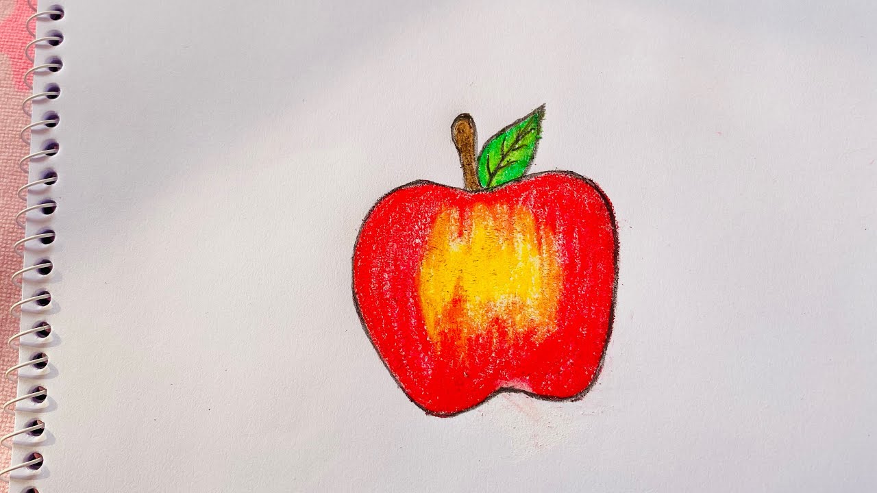 Apple 🍎 Drawing / How To Draw Apple Picture
