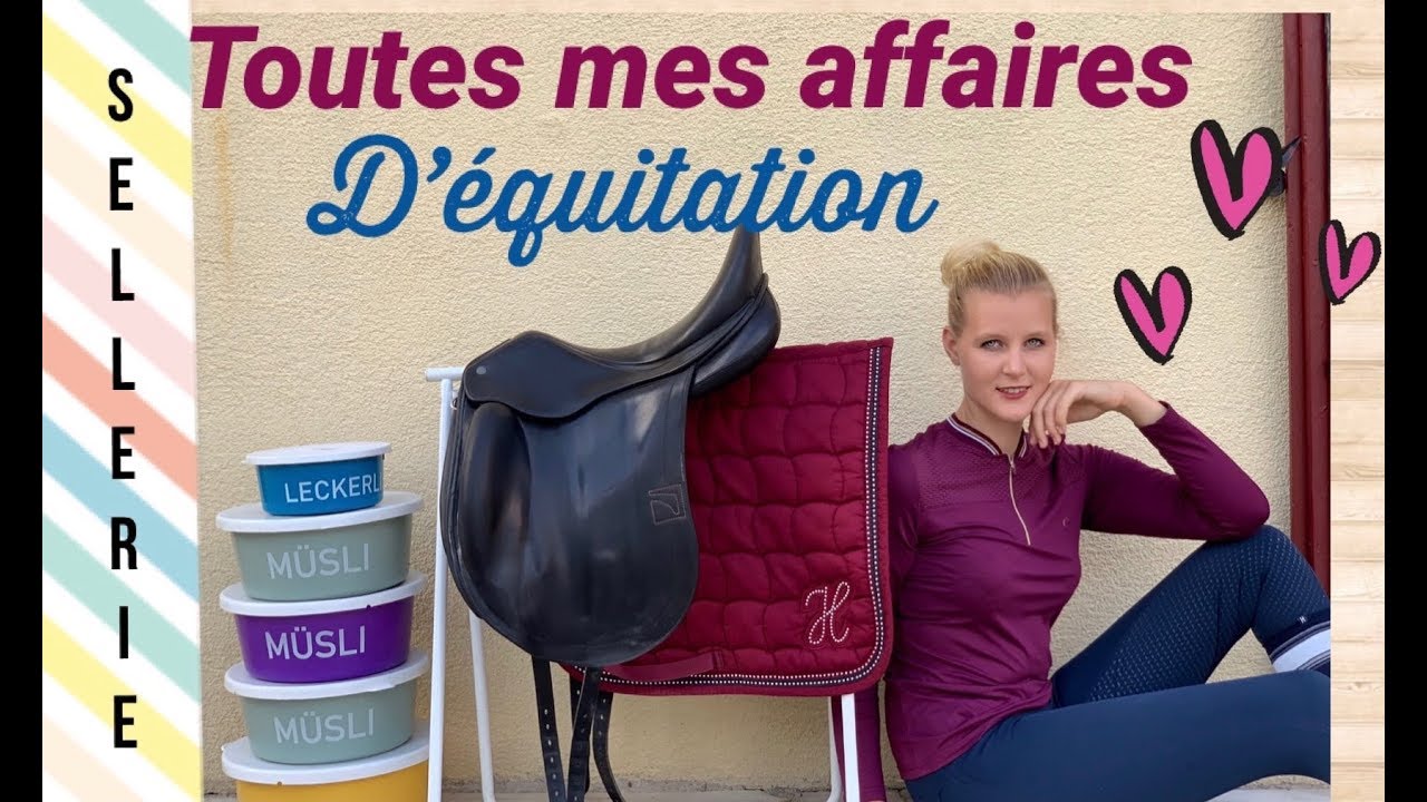 [PRESENTATION] toutes mes affaires d’equitation 😍!