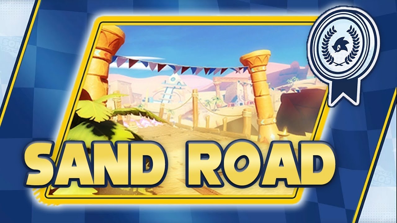 Team Sonic Racing - Time Trial: Sand Road (Platin) - Walkthrough