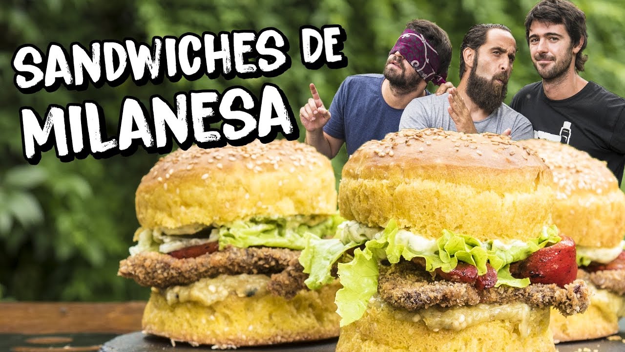 Tremendo Sándwich de Milanga al Disco con Pan de Batata | Cook & Laucha 2x1