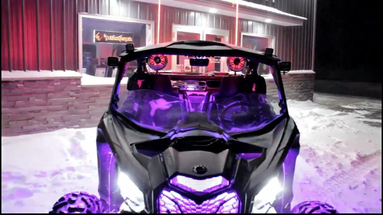 Can-Am Maverick: After-Market Build. LED Lighting and Rockford Fosgate Audio