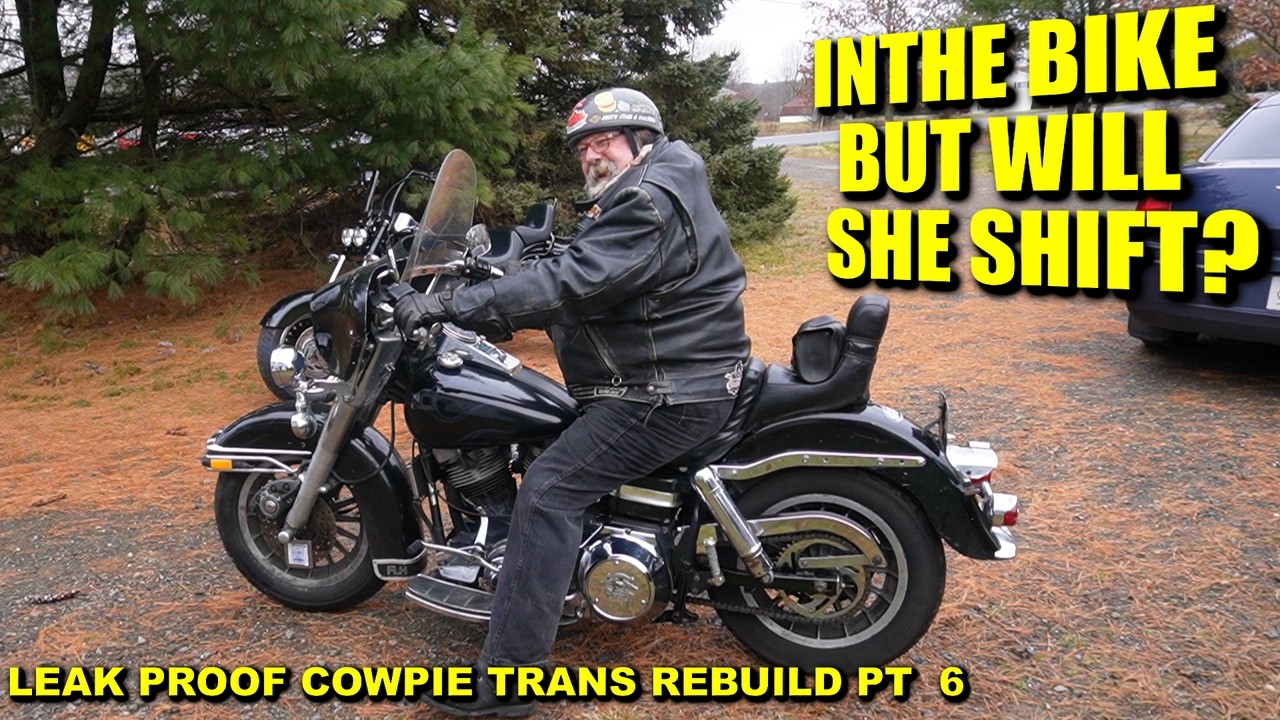 COWPIE TRANS FINALLY DONE / INSTALLED IN THE BIKE / THEN AND OUT THE DOOR