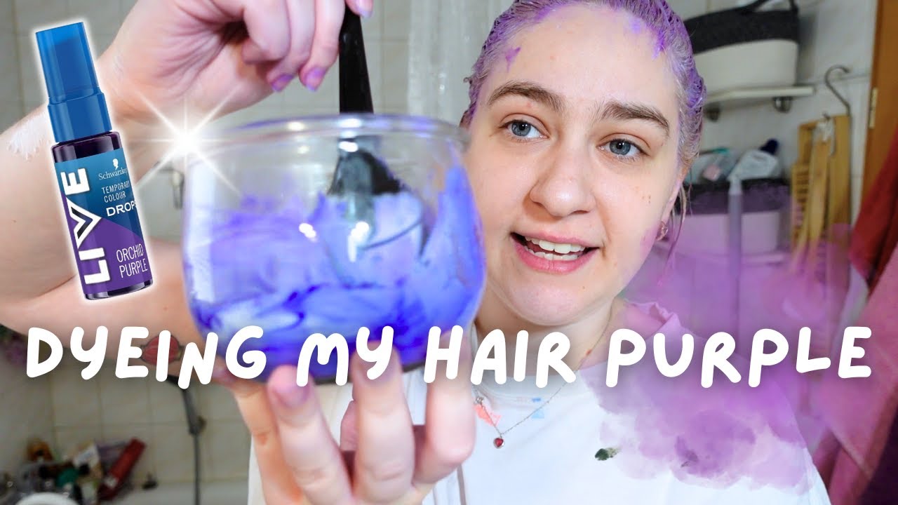 I Dyed My Hair Purple // Trying Schwarzkopf Live Drops