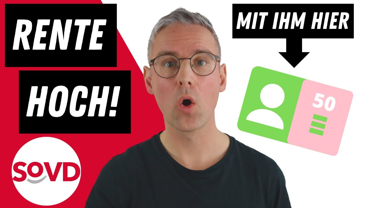 Mit Schwerbehinderung NACHTRÄGLICH mehr Rente?!