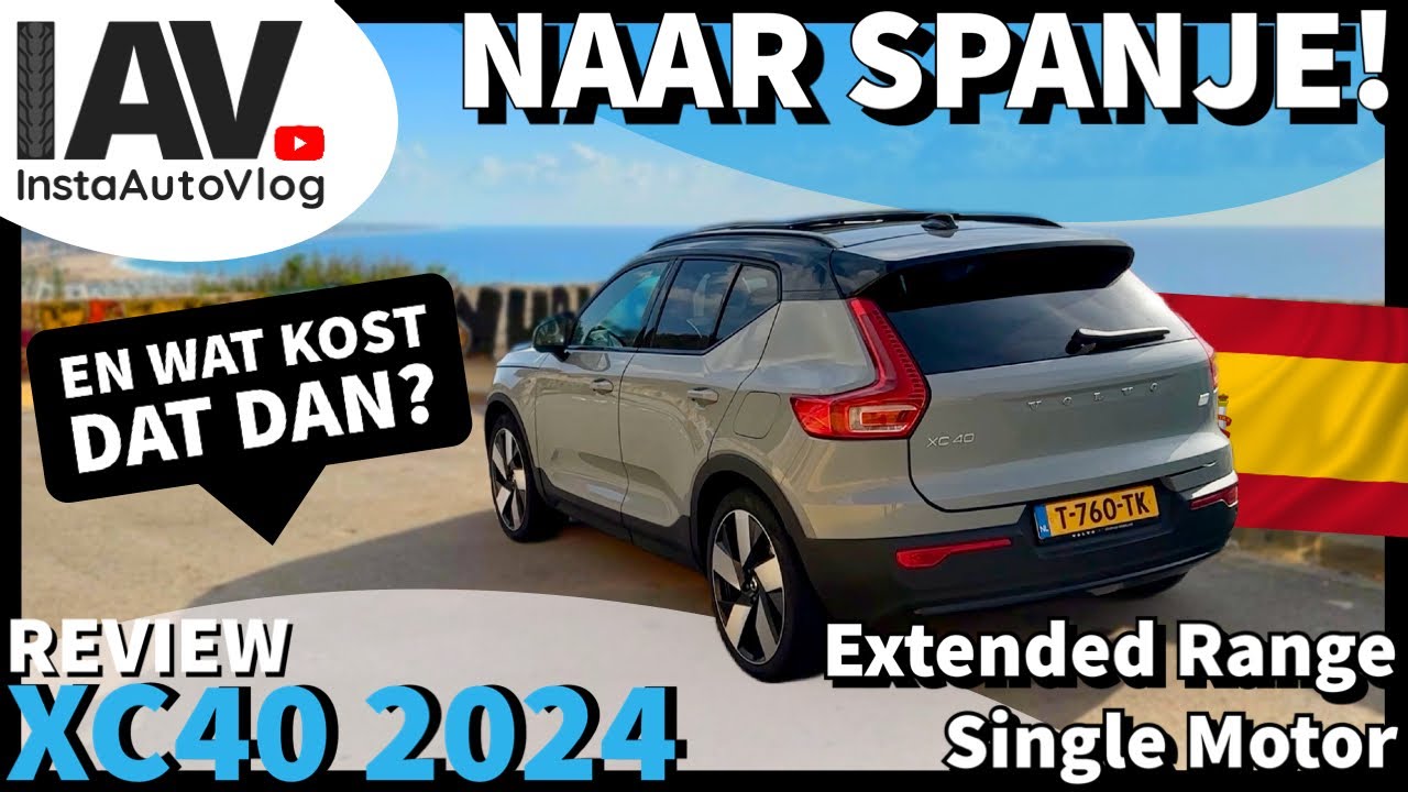 Naar Spanje in de 2024 Volvo XC40 Extended Range Single Motor