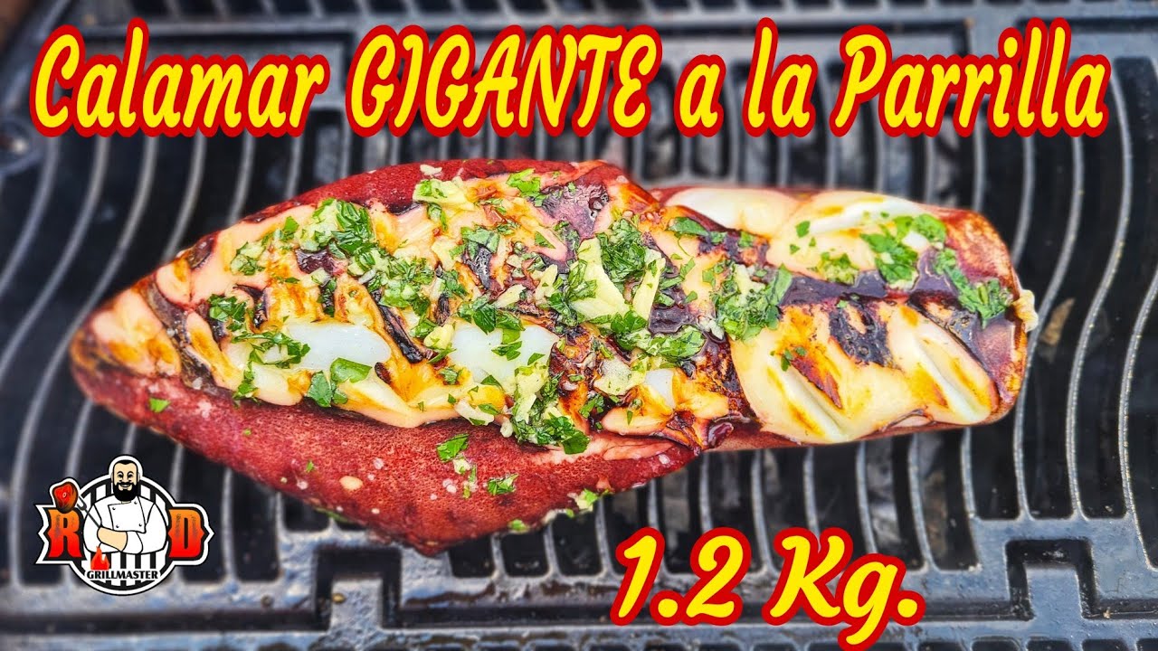 Calamar Gigante a la Parrilla |RDGrillmaster.