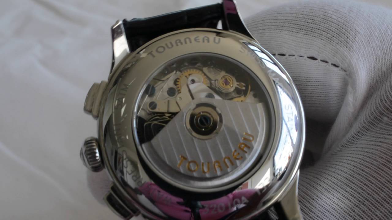 Great Value Watch With Complications - Tourneau with a Valjoux 7751 Movement