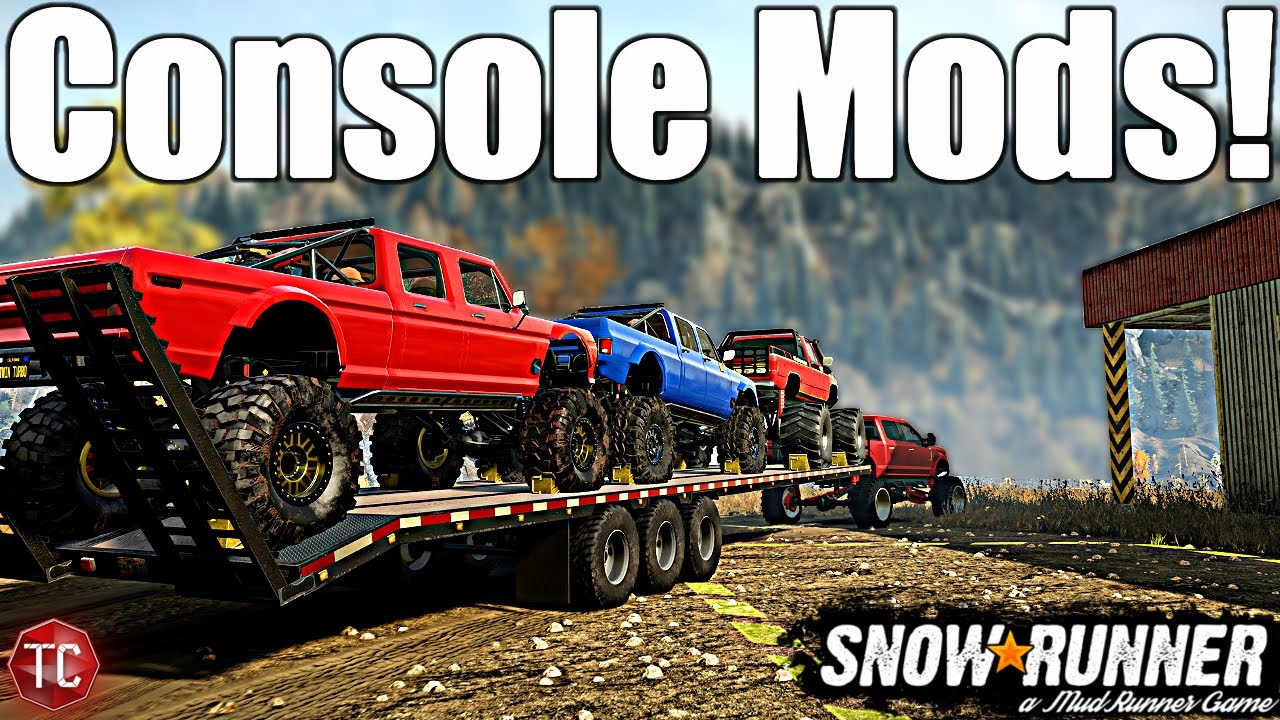 SnowRunner: NEW CONSOLE MODS! (MONSTER TRUCK & TRAIL BRAWLER) PUSHING THE RAM LIMITS!!