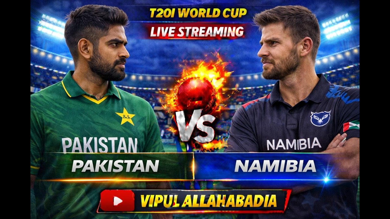 Pakistan vs Namibia, T20 World Cup 2026 | Live Cricket Match Today