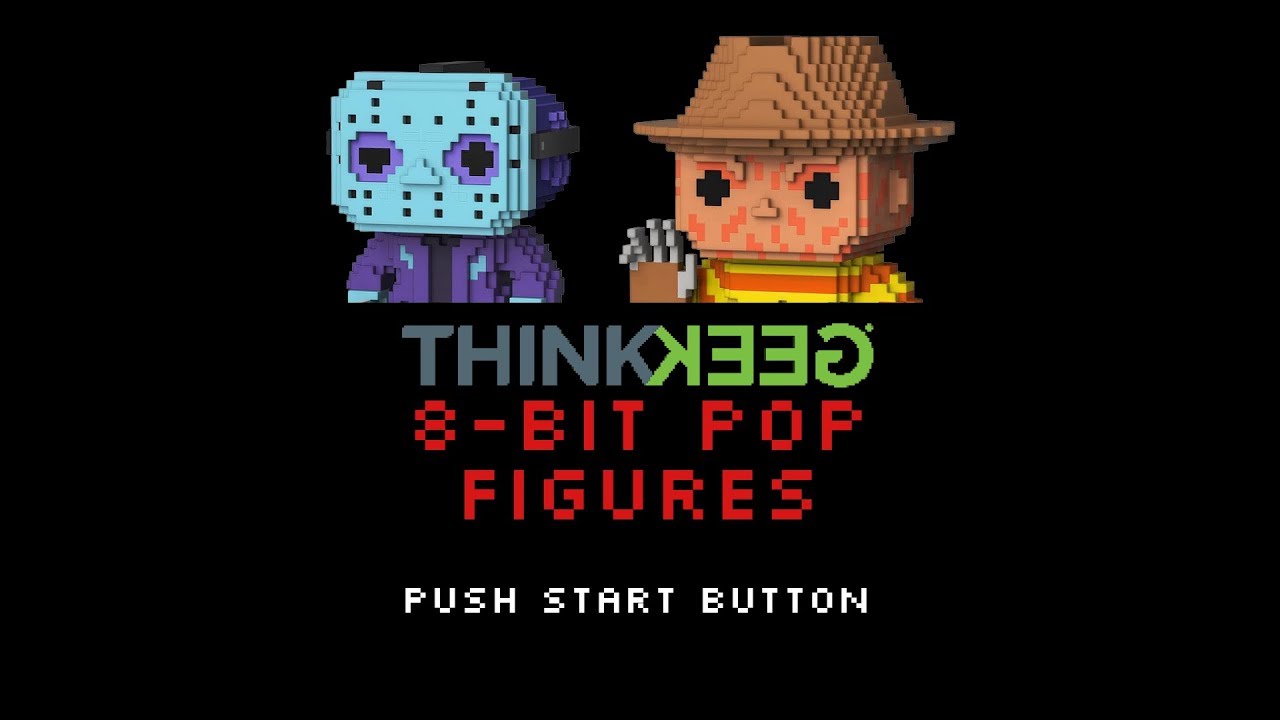 Funko POP! 8-Bit Horror Vinyl Figures - NES Colored GameStop/ThinkGeek exclusive