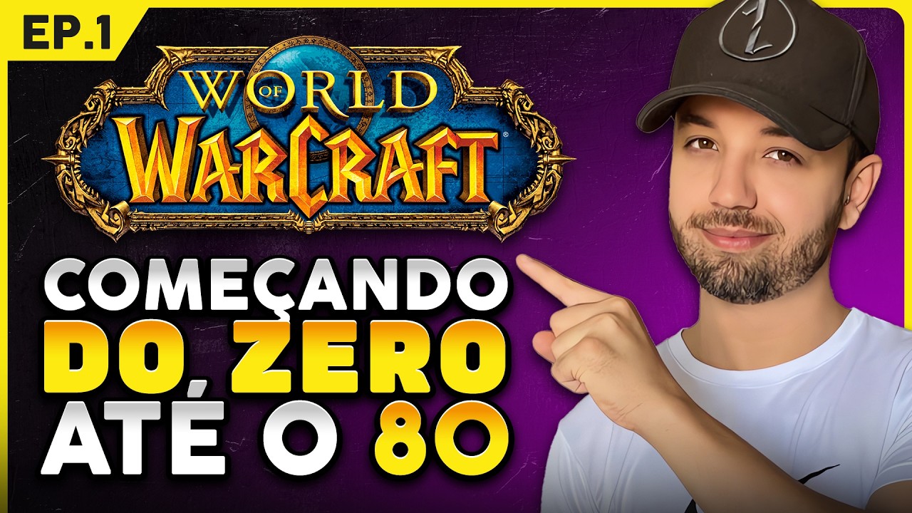 WORLD OF WARCRAFT COMEÇANDO DO ZERO AO 80 EM 2025 PARTE 1 WOW