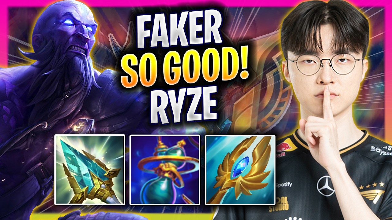 FAKER IS SO GOOD WITH RYZE! - T1 Faker Plays Ryze MID vs Aurora! | Season 2026