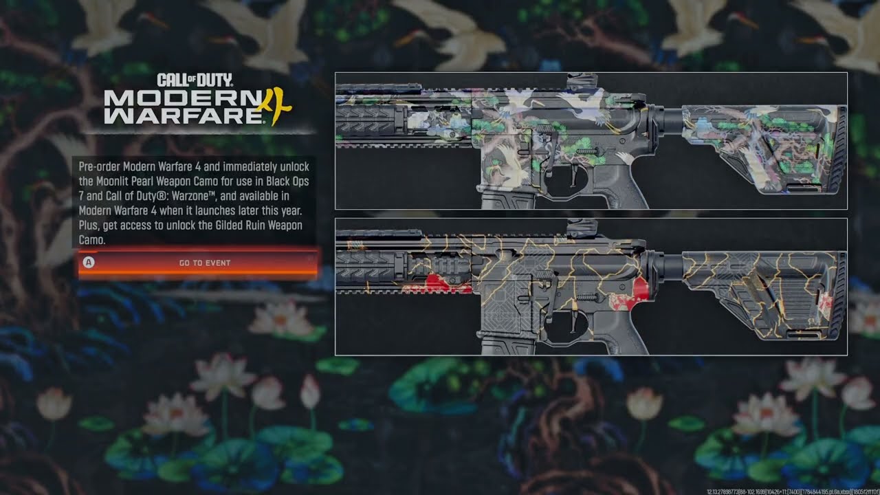 MW4 Gilded Ruin Camo Full Showcase in Black Ops 7!