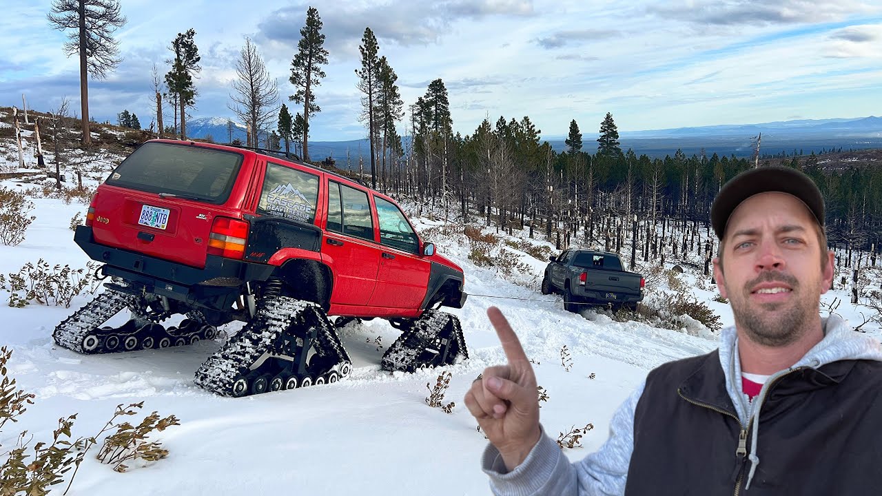 Stranded in Paradise.  Tracked Jeep to the Rescue!