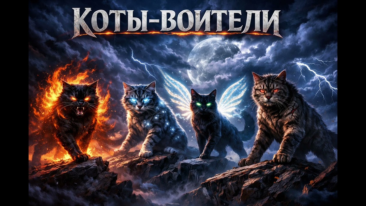 КОТЫ-ВОИТЕЛИ ⚔️🔥 | ЭПИЧЕСКИЙ METAL ROCK ГИМН | Айва, Алозвёзд, Бабочка и Безух