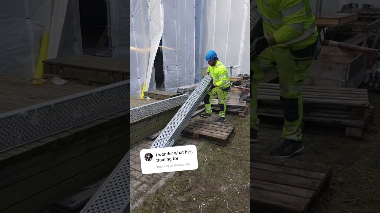 There are always two sides of me. And each one is helping another! #gym #strongman #scaffolding