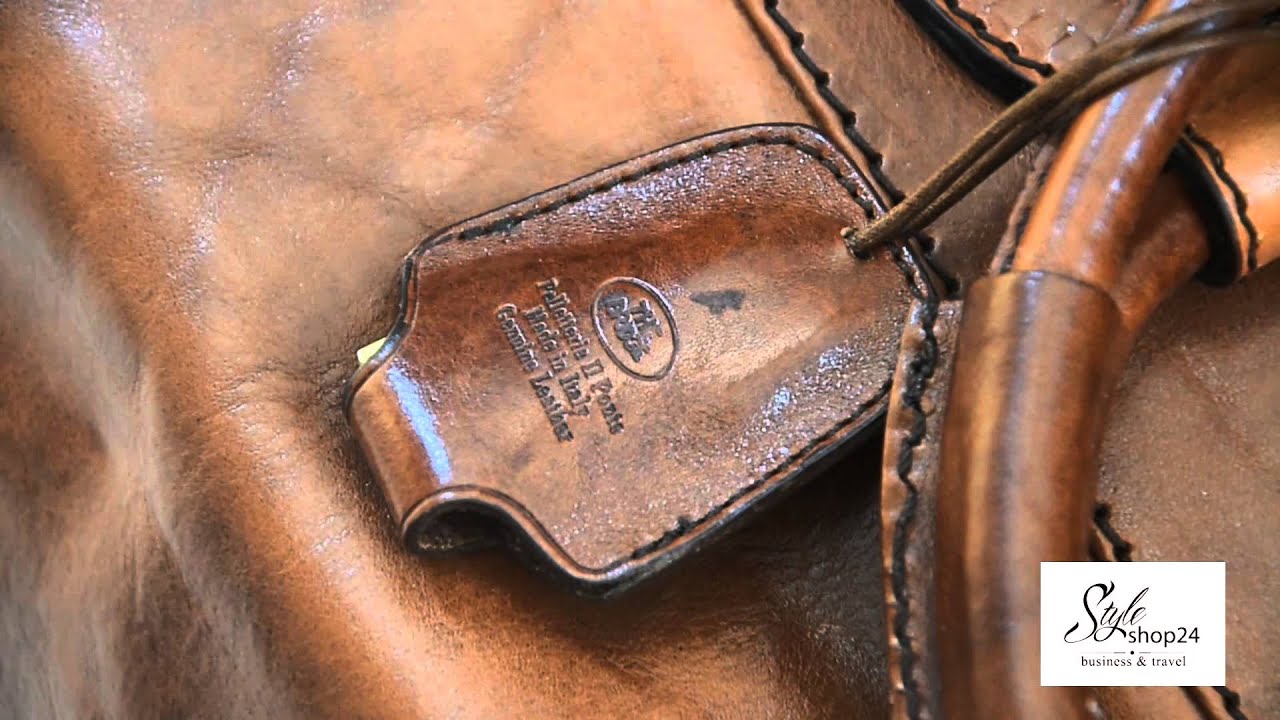The Bridge Story Viaggio Travel Bag Leather Brown