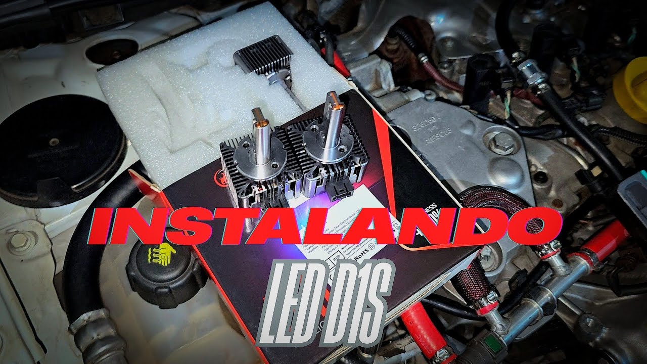 Instalando LED D1S no Fluence