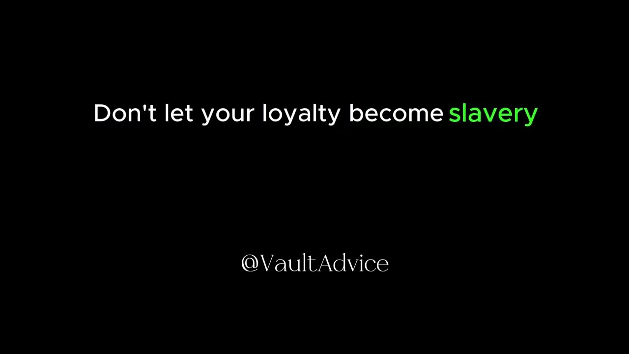 🔥🚫 Loyalty vs. Self-Respect 🙌