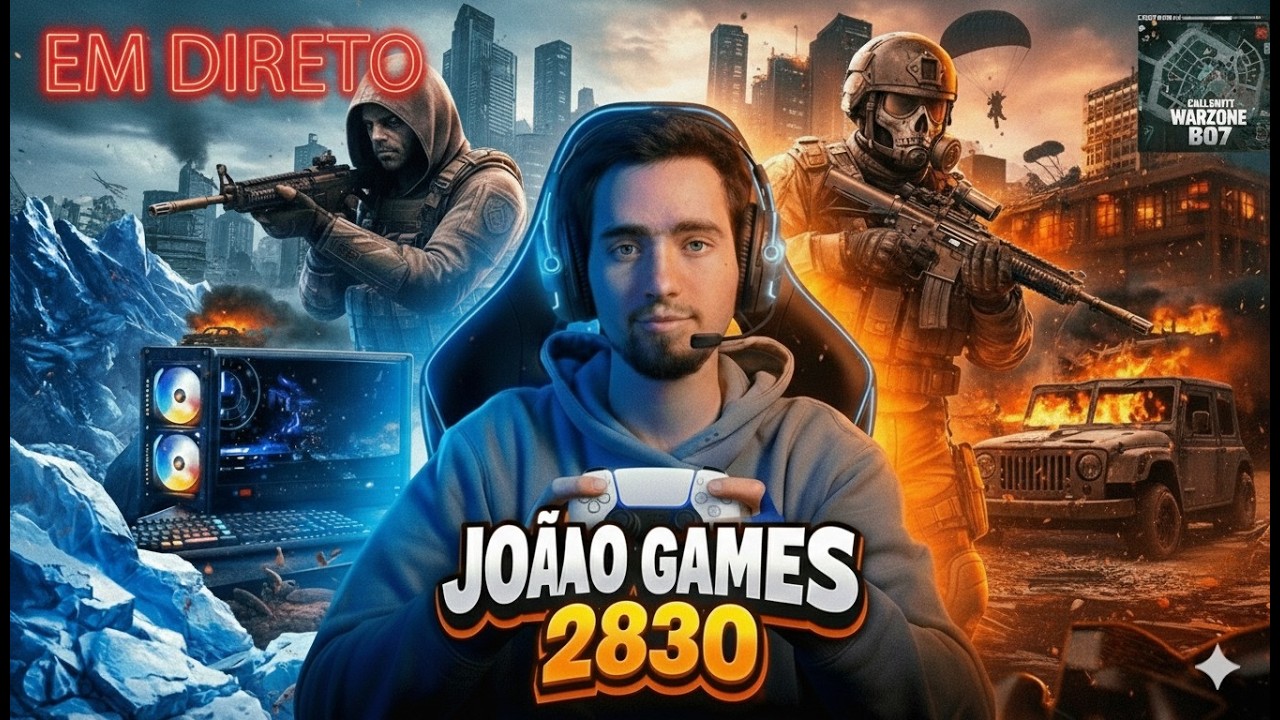 Joãogames2830 esta a jogar: warzone com rafael e tiago