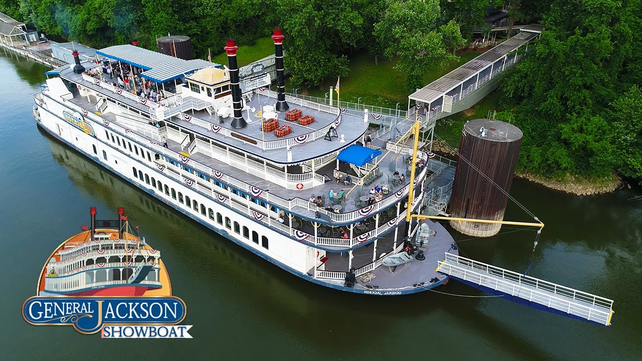 KEN HERON - Drone The General Jackson Paddle Boat [4K]