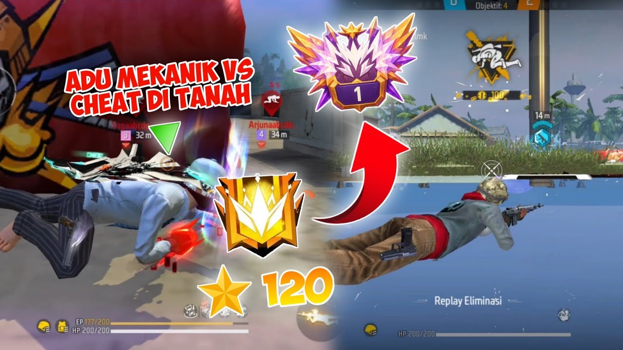 ADU MEKANIK VS CHEAT BRUTAL MASUK TANAH DI ROOM GM | Tamatin Top Region CS Rank Season 35 Free Fire