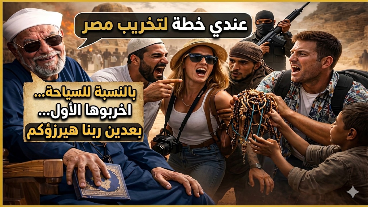 الشعراوي نموذج. تطفيش السواح وتخريب السياحة بفعل الخرافة العربية الأديمة في مصر (226)