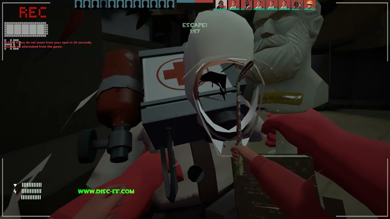 TF2 Slender Fortress 2 - Escaping in Halo
