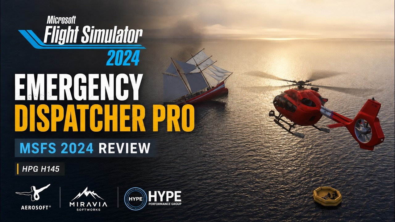 Каждая секунда на счету! Первый взгляд на Emergency Dispatcher Pro в Microsoft Flight Simulator 2...