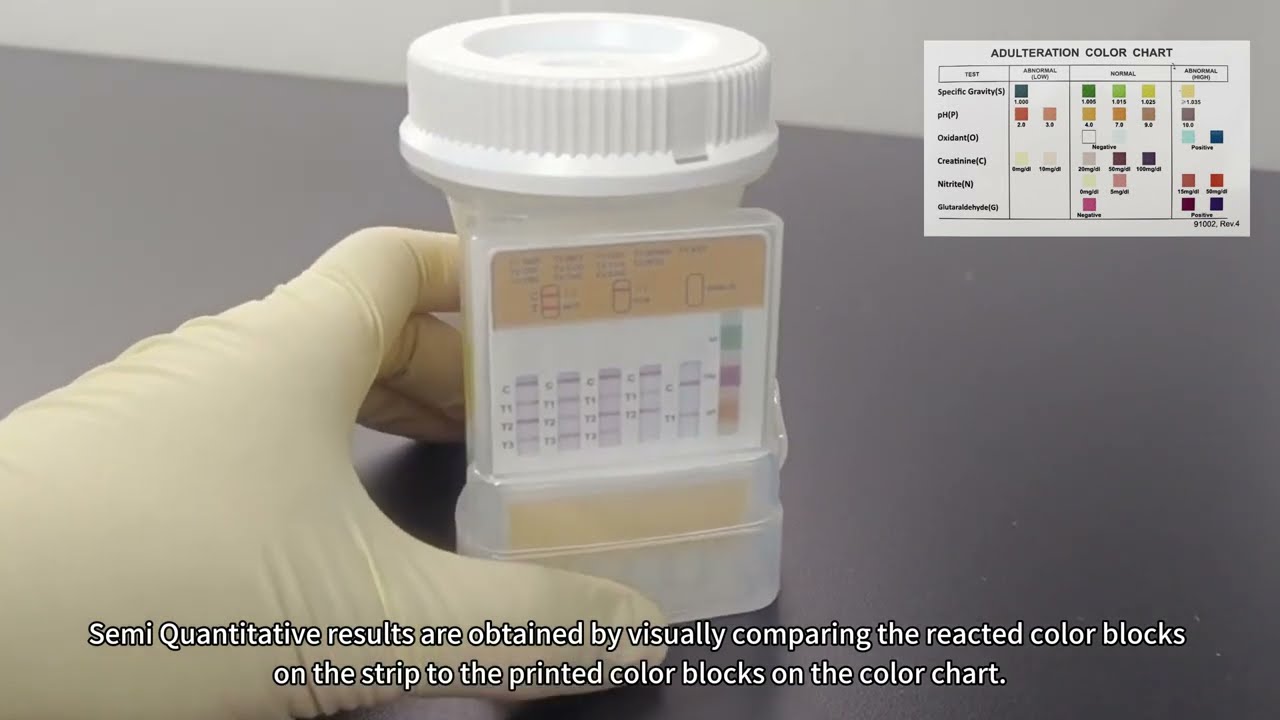 Accu-Tell&reg; Multi Drug Cup With lock(Urine)--instructional video--English