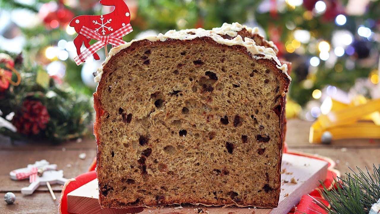 Panettone al caffè e nocciole senza glutine