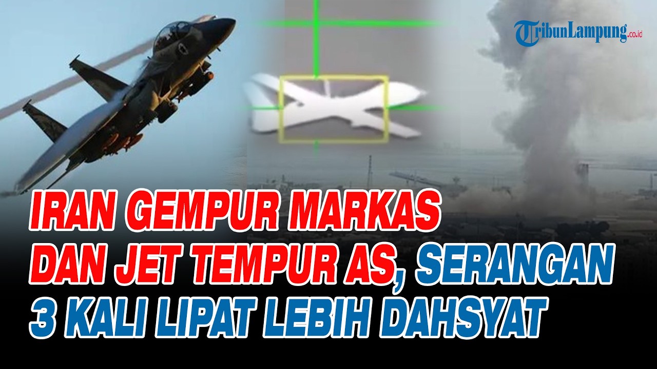Iran Gempur Markas dan Jet Tempur AS, Sebut Serangan 3 Kali Lipat Lebih Dahsyat