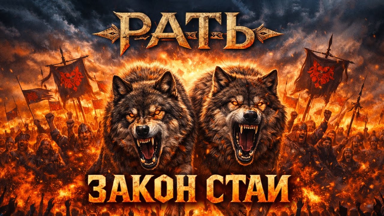 РАТЬ — Закон Стаи (Мощный Фолк-Рок)